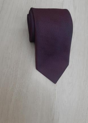 Мужской галстук краватка бургунди