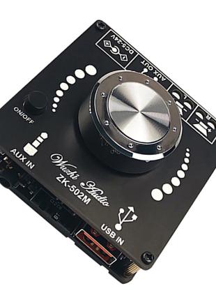 ZK-502M MINI Bluetooth 5.0 Плата усилителя мощности аудио Черный