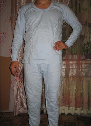 Білизна натільна чоловіча утеплена, 100% бавовна,пр-во Узбекистан