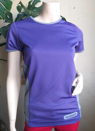 Фиолетовая футболка hummel ✅1+1=3