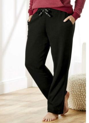 Утеплённые штаны esmara s  3xl теплые спортивные штаны черные