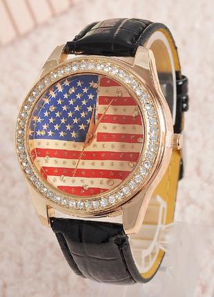 Годинник жіночий USA STYLE black (чорний)