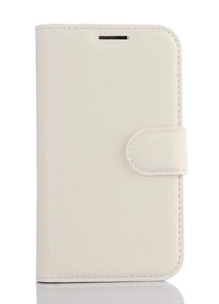 Чехол-книжка Bookmark для Samsung Galaxy J1 Duos Mini white