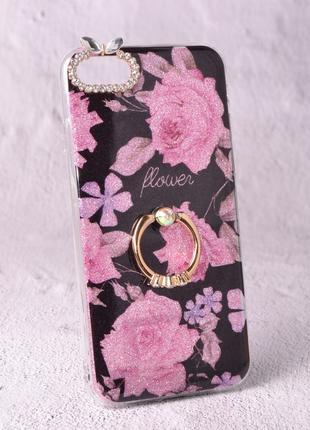 Чехол-накладка TPU Luxury Roses для iPhone 6 / 6S