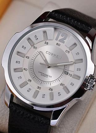 Часы мужские Curren Colorado black-sіlver-white