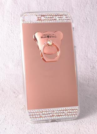 Чехол-накладка TPU Luxury Bear rose gold для Apple iPhone 7 Pl...