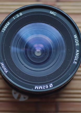 Широкоугольный объектив для Nikon - Vivitar 19 mm 3,8 MC ( Cos...