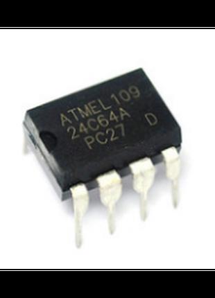Микросхема AT24C64N AT24C64AN 24C64 24C64AN AT24C64 DIP-8 EEPROM