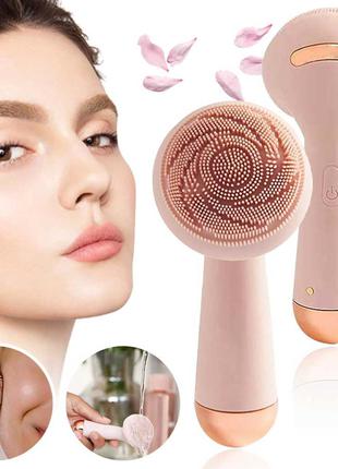 Силіконова щітка масажер для обличчя Touch Cleanse