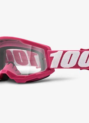 Мотоочки 100% STRATA 2 Вело маска Мото очки MX для эндуро, ква...