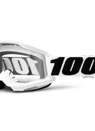 Кроссовая маска 100% STRATA 2 Мото/Вело очки Эндуро/Мотокросс/...