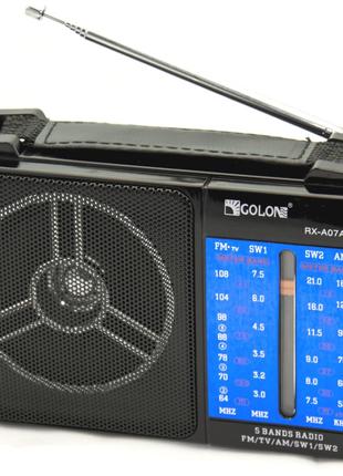 Музичний цифровий переносний FM-радіоприймач GOLON RX-A07AC, п...