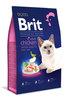 Сухий корм для кішок Brit Premium by Nature з куркою 8 кг