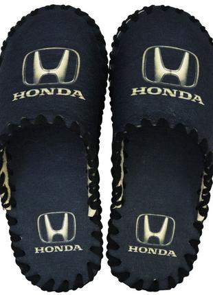 Мужские фетровые тапочки ручной работы «Honda» (Хонда) размеры...