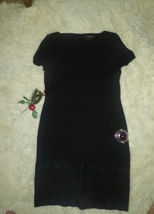 Платье футляр чёрное  размер 48-50