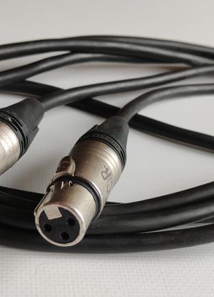 Микрофонный кабель RockCable RCL30301 D7 Black, 2,2 м