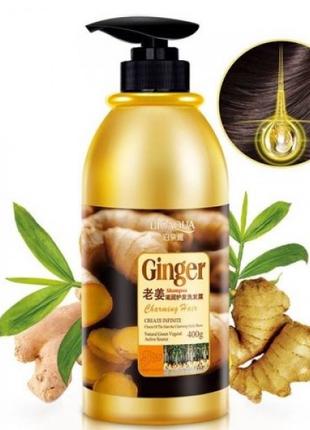 Зміцнюючий проти випадіння шампунь для волосся Bioaqua Ginger ...