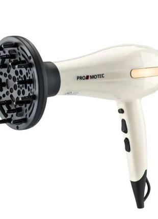 Фен для сушіння волосся Promotec PM-2305 3000W з діфузором