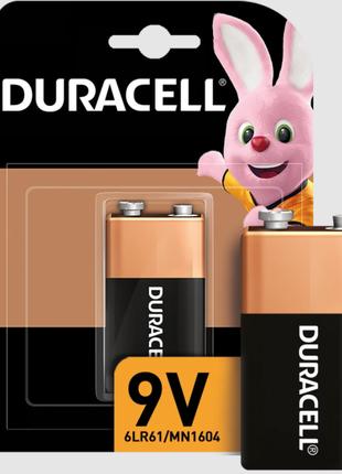 Батарейка крона DURACELL Basic + 40% Alkaline Battery 9V. Алка...
