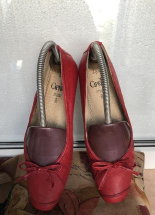 Gaprice. красные туфли, балетки дорогого немецкого бренда