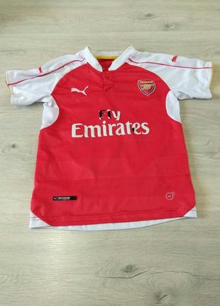 Фирменная спортивная футболка . футболка arsenal. puma