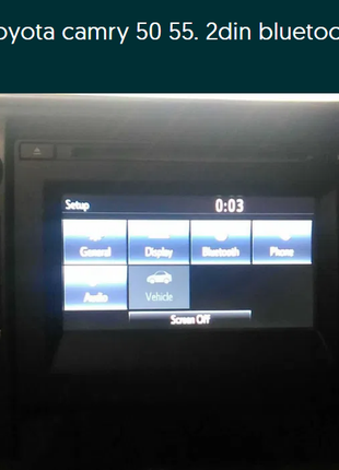 Магнитола toyota camry 50 55. 2din bluetooth