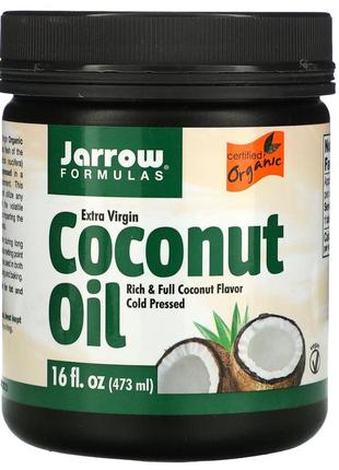 Jarrow Formulas органическое кокосовое масло холодного отжима 473