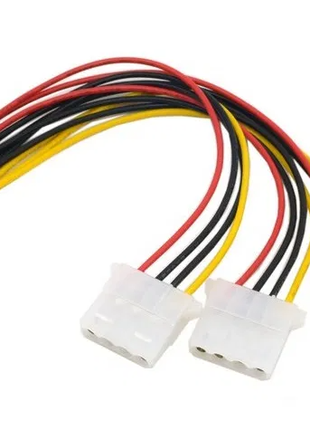 Кабель питания. переходник Molex - 3 x Molex IDE 4Pin