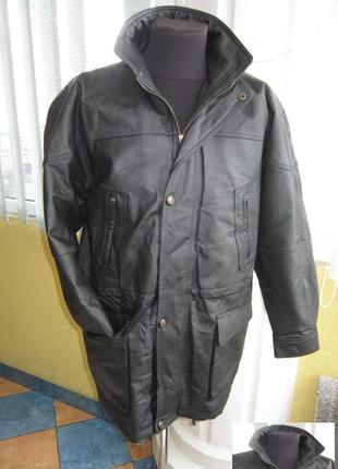 Большая мужская кожаная куртка jcc. германия. лот 884