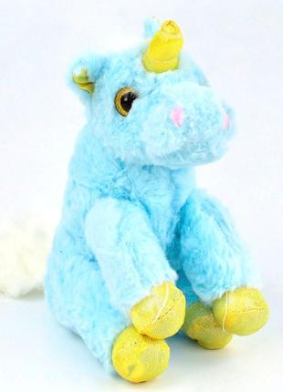 Мягкая игрушка «Единорог, голубая 25 см». Производитель - Kimi...