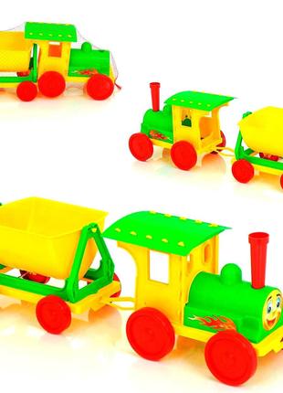 Детская игрушка «Поезд конструктор, разноцветный». Производите...