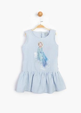 Платье «Frozen, Disney 3 года (98 см), бело-синее». Производит...