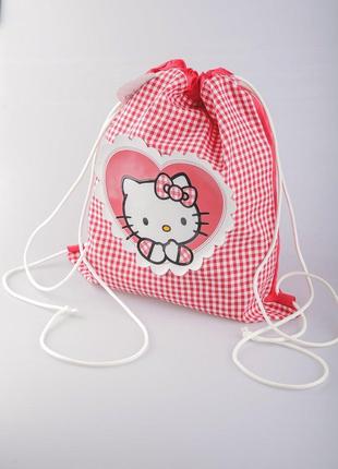 Рюкзак-мешок «Hello Kitty, красный». Производитель - Sanrio (3...