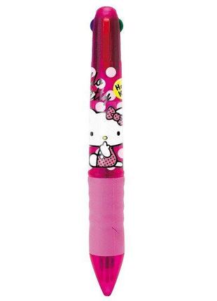 Ручка шариковая 4х цветная «Hello Kitty, разноцветная». Произв...