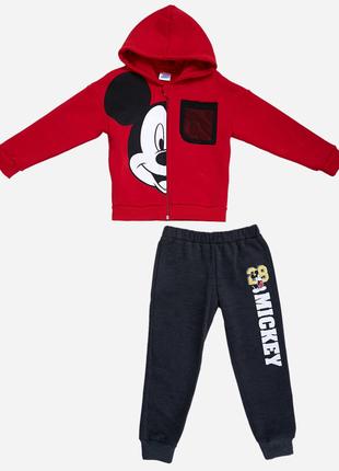 Спортивный костюм «Mickey Mouse, 98 см (3 года), черно-красный...