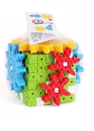 Дитяча іграшка «Набір Блоків-конструктора 53 деталей, різнокол...