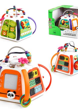 Дитяча іграшка «Логічний куб, зі звуковим та світловим ефектом...