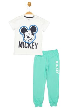 Костюм (футболка, штаны) «Mickey Mouse 98 см (3 года), бело-би...