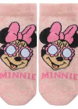 Носки «Minnie Mouse, 0-6 мес, 6-8 см, бело-красный». Производи...