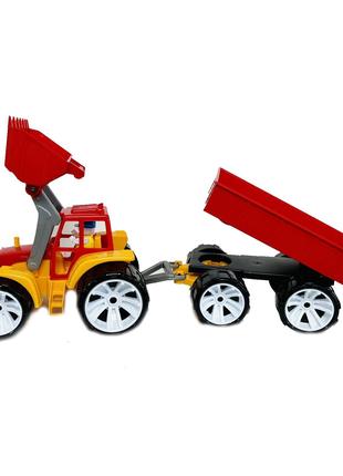 Дитяча іграшка «Трактор із ковшем, різнокольоровий». Виробник ...