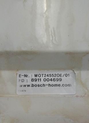 Крышка (пластиковая часть) Bosch Logixx 6 WOT24552OE/01 стиралка