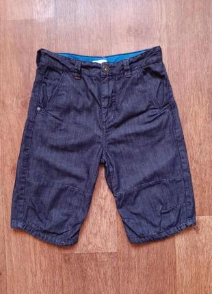 Шорти джинсові бриджі next сині на хлопця 12 років 152 см, бав...