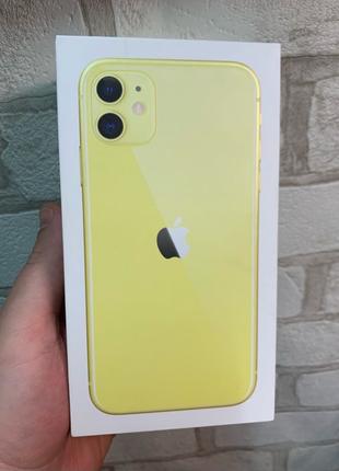 Коробка Apple iPhone 11 256gb yellow оригинал б/у