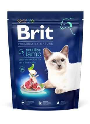 Сухий гіпоалергенний корм для кішок Brit Premium by Nature з я...