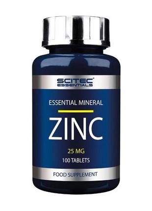 Цинк Scitec Nutrition ZINC 25 mg (100 tabs)