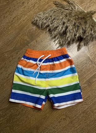 Пляжные шорты для мальчика 6-9 месяцев
