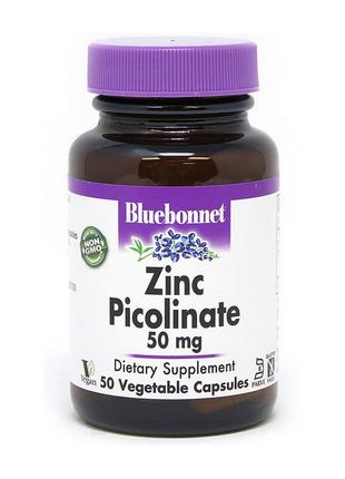 Пиколинат Цинка Bluebonnet Nutrition Zinc Picolinate 50 mg (50...