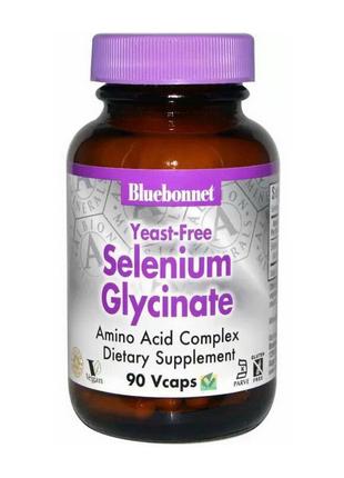 Селен (Глицинат Селена) Bluebonnet Nutrition Selenium Glycinat...