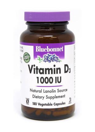 Витамин Д3 1000 МЕ Bluebonnet Nutrition Vitamin D3 1000 IU (25...