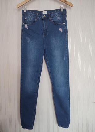 Женские джинсы высокая посадка размер с